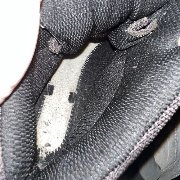 LL Bean Trail Model 3 Hiking Boots Men 14 Medium NO SOLES Gray Suede Waterproof - Picture 5 of 7